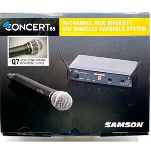 Samson SWC88HQ7-D Concert 88 Handheld Wireless System with Q7 Microphone New